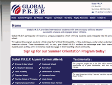 Tablet Screenshot of globalprepusa.org